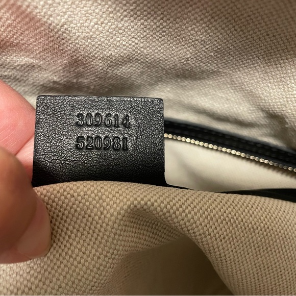 Gucci Nice Microguccissima Patent Leather Tophandle